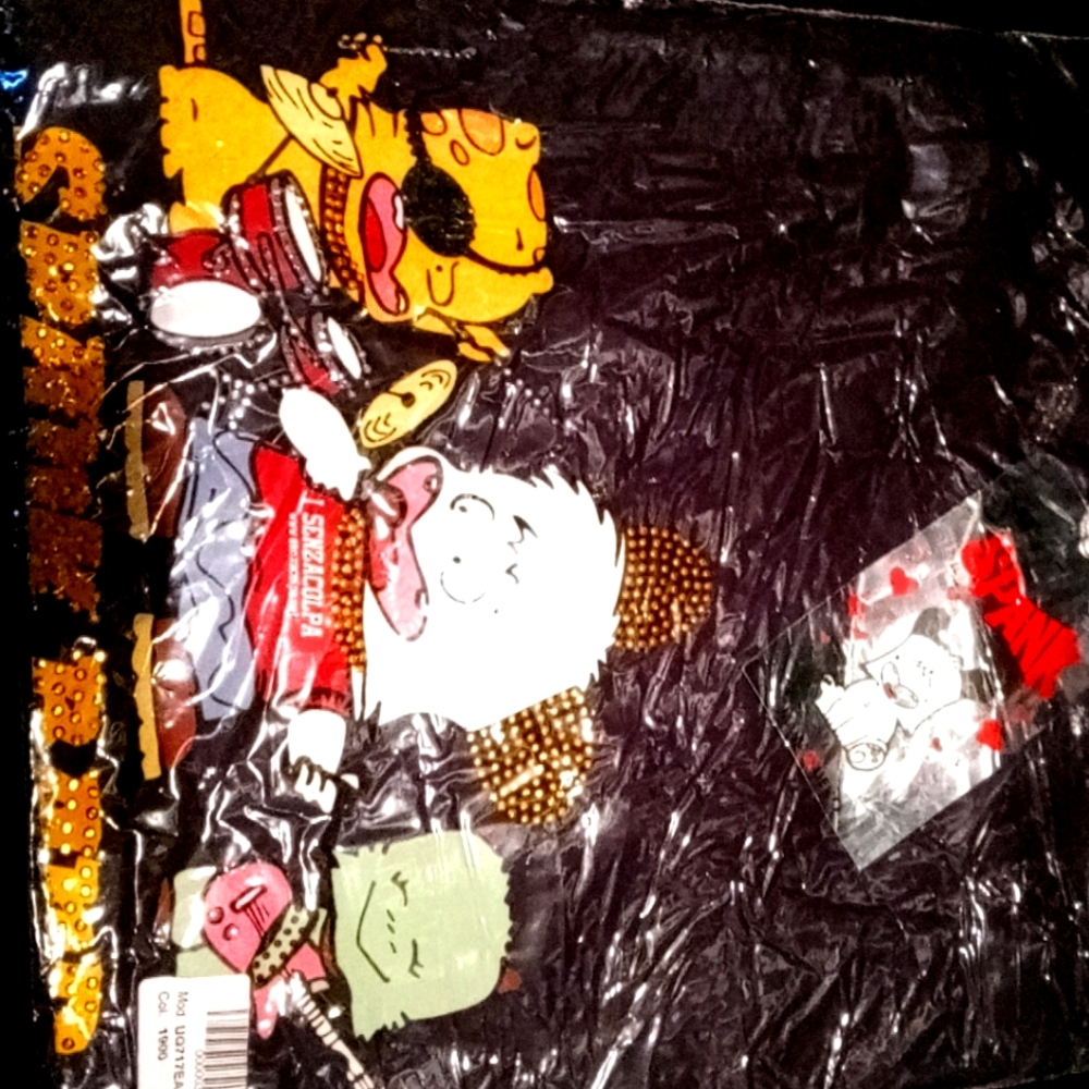 NWT vntg 80s Italian character Hello Spank Mama Quevo Unisex T sz Sm Band Spank